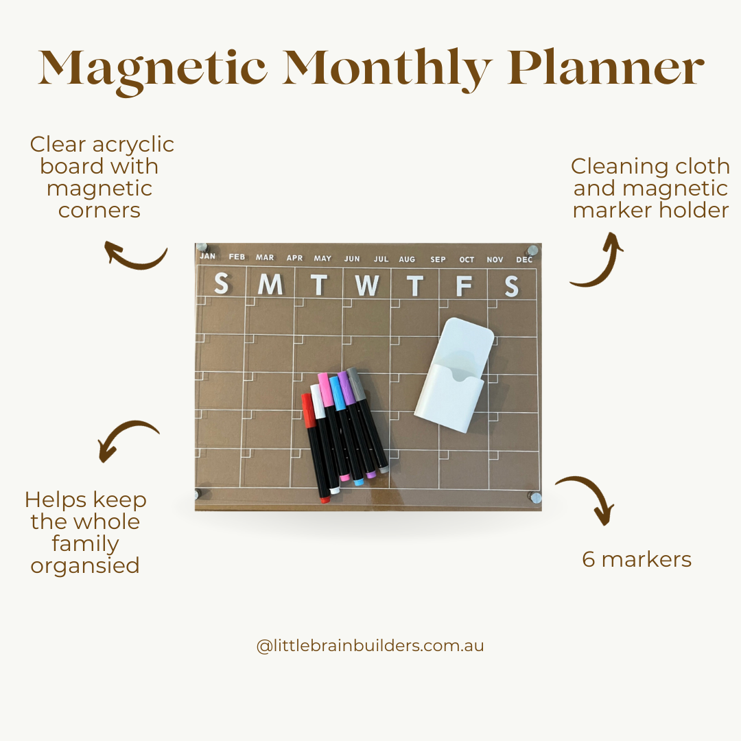 Magnetic Monthly Calendar